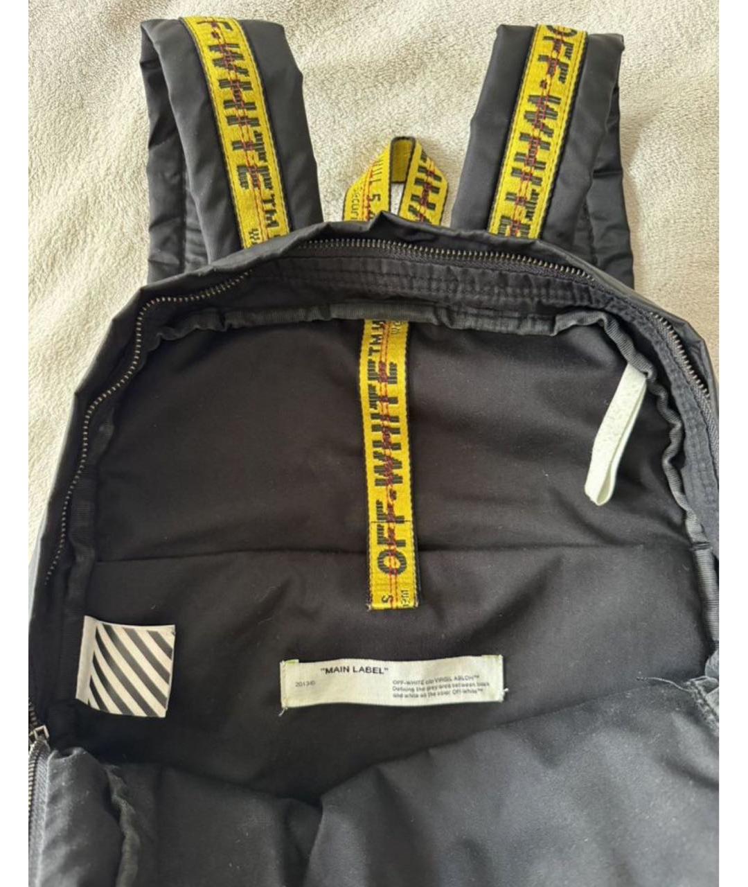 OFF-WHITE Черный рюкзак, фото 3