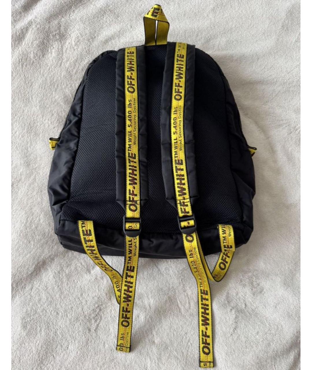 OFF-WHITE Черный рюкзак, фото 4