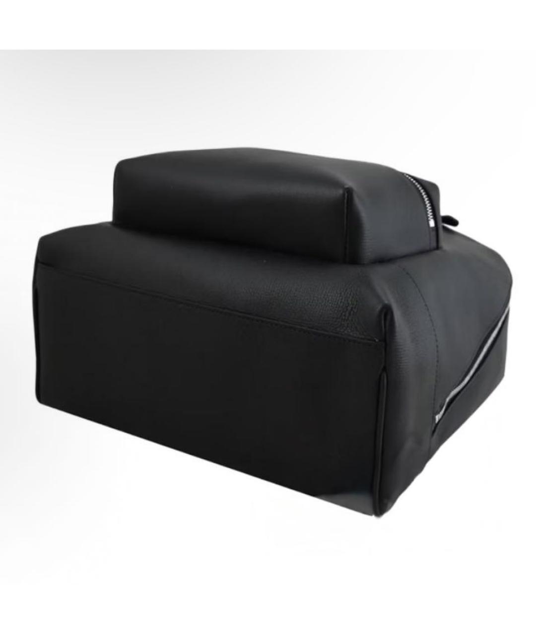 BURBERRY Черный кожаный рюкзак, фото 4