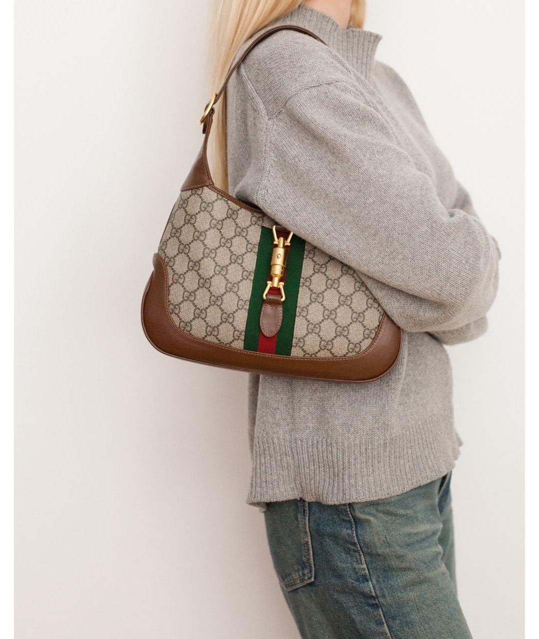 GUCCI Коричневая сумка через плечо, фото 4