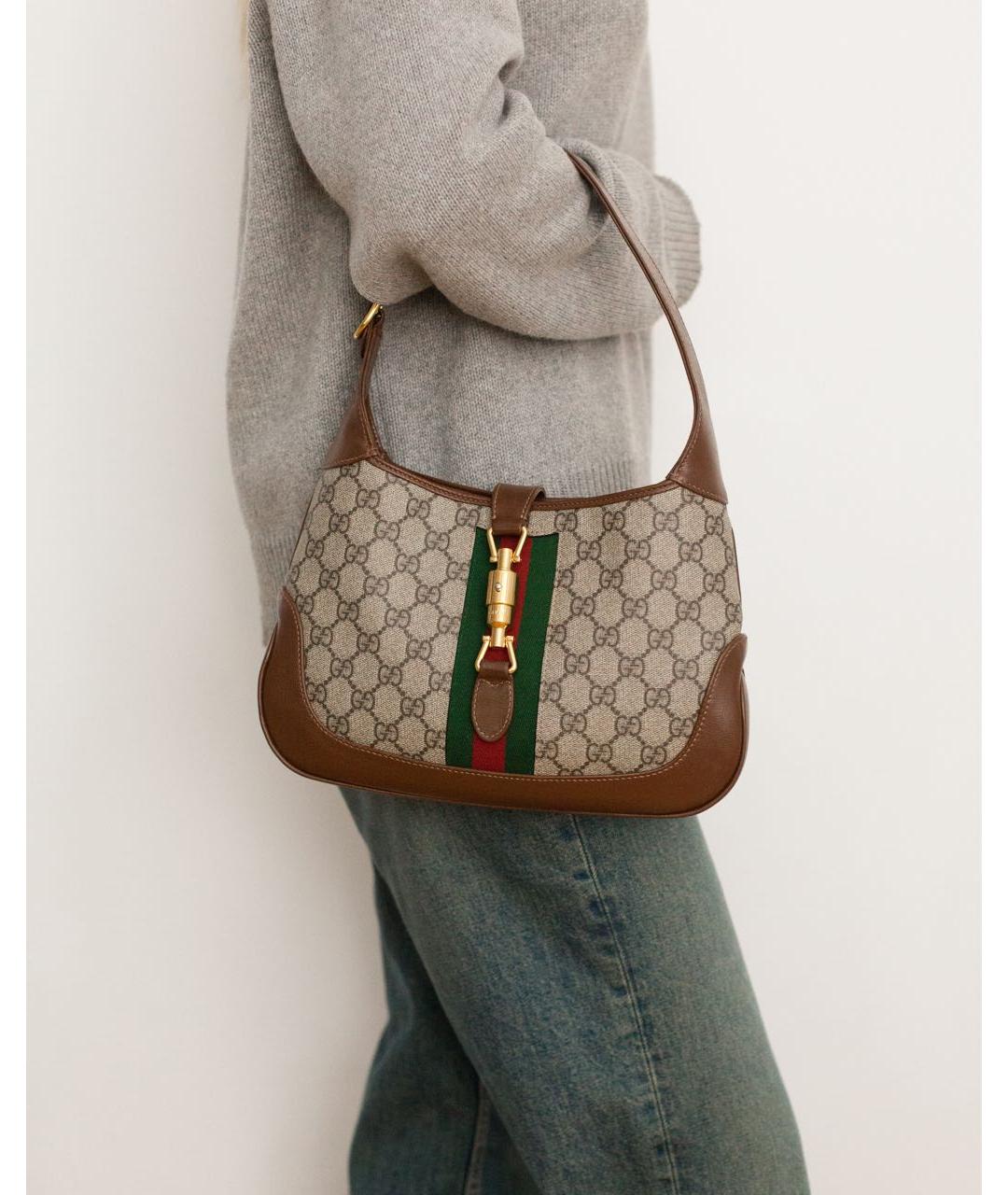 GUCCI Коричневая сумка через плечо, фото 5