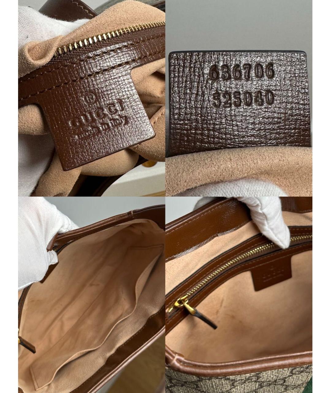 GUCCI Коричневая сумка через плечо, фото 8