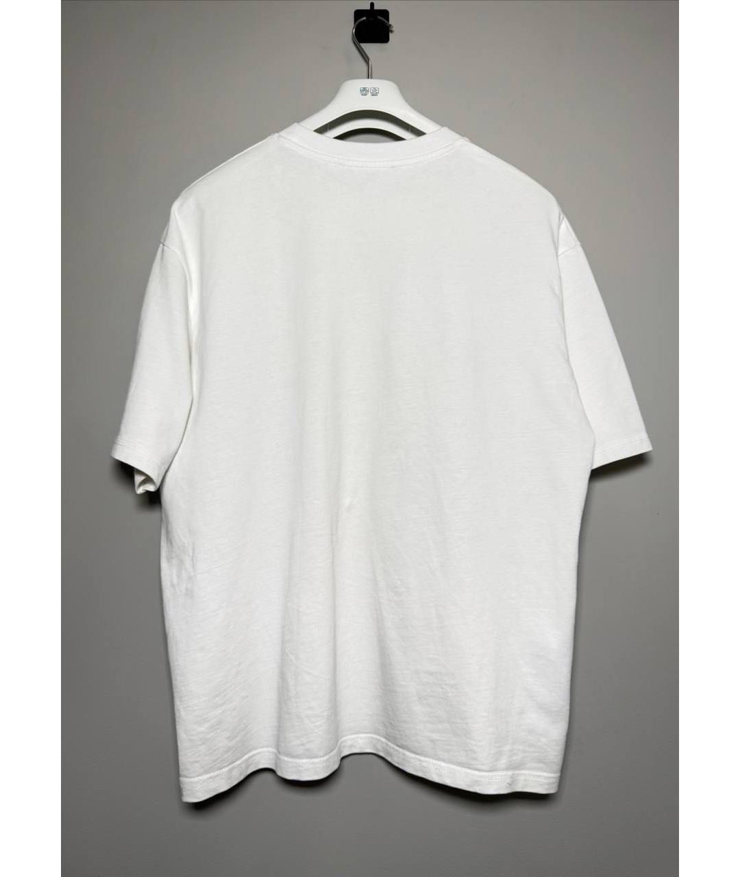 ACNE STUDIOS Белая хлопковая футболка, фото 2