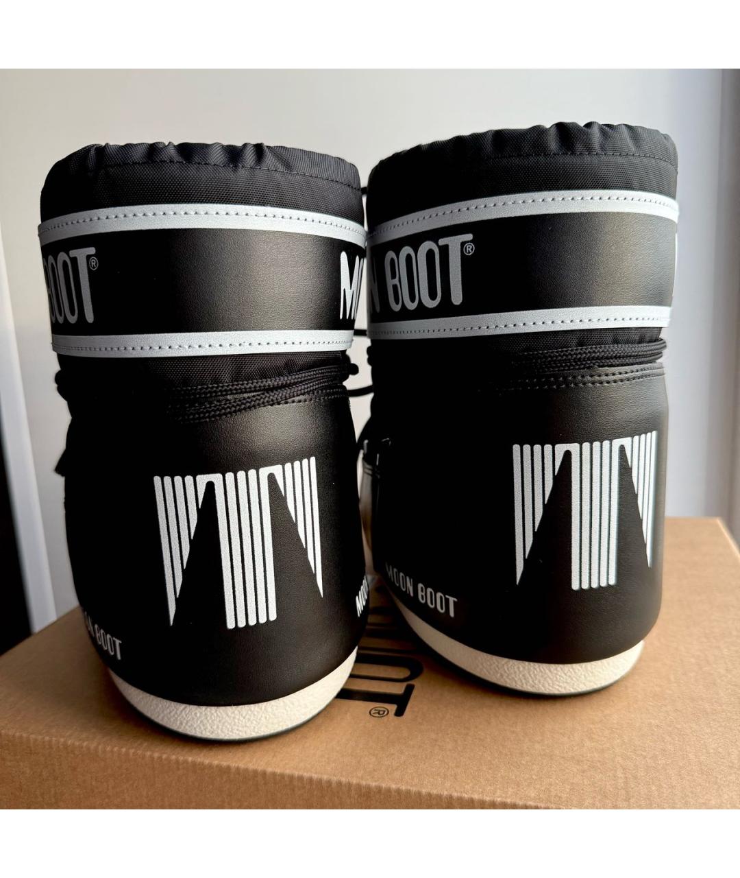 MOON BOOT Черные сапоги, фото 4