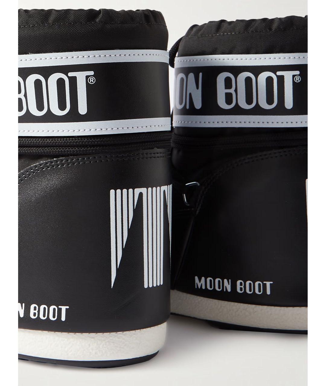 MOON BOOT Черные сапоги, фото 4