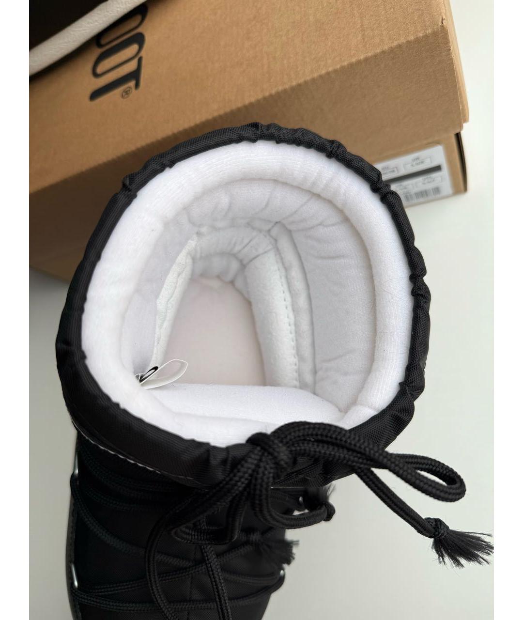 MOON BOOT Черные сапоги, фото 8