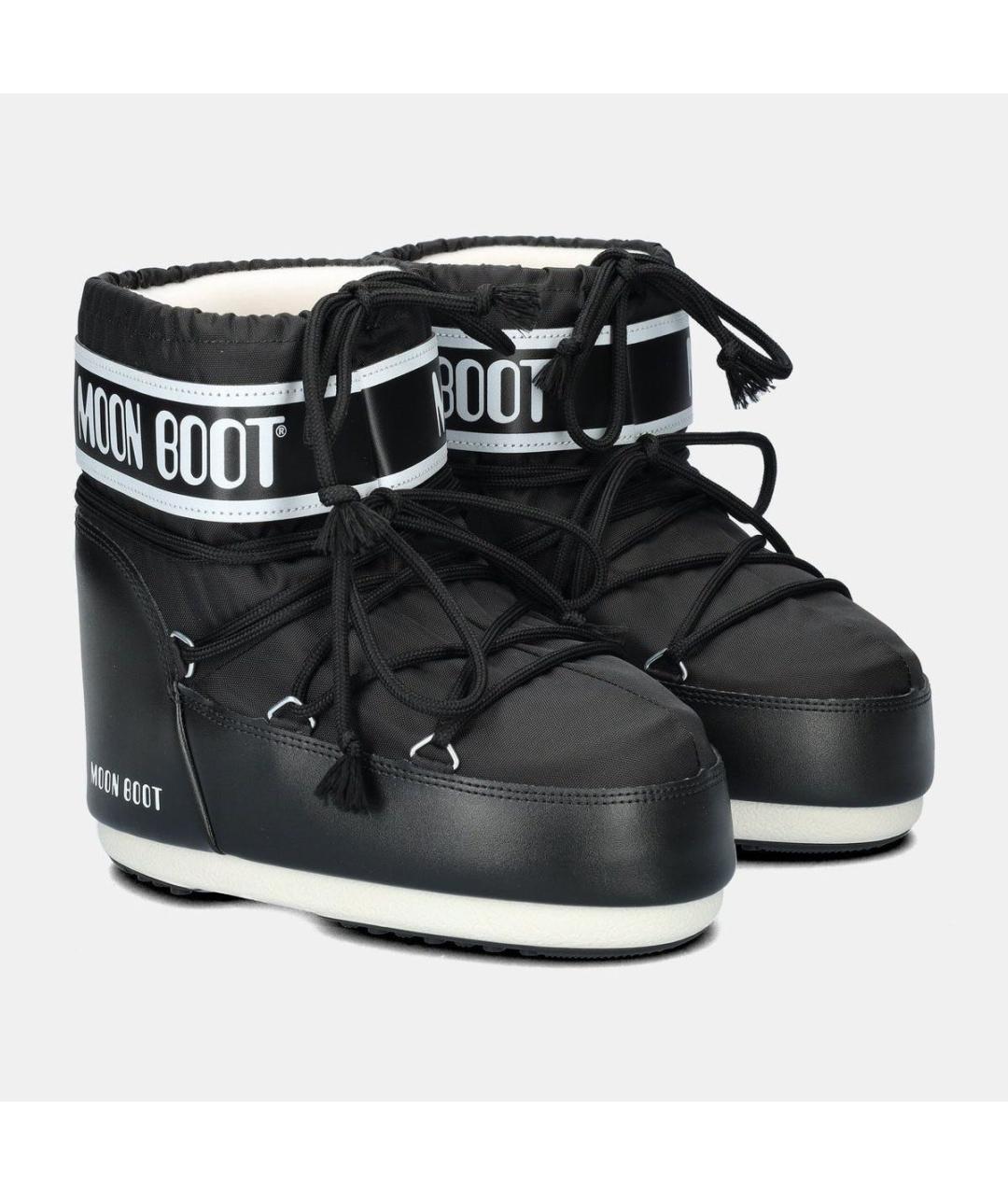 MOON BOOT Черные сапоги, фото 2