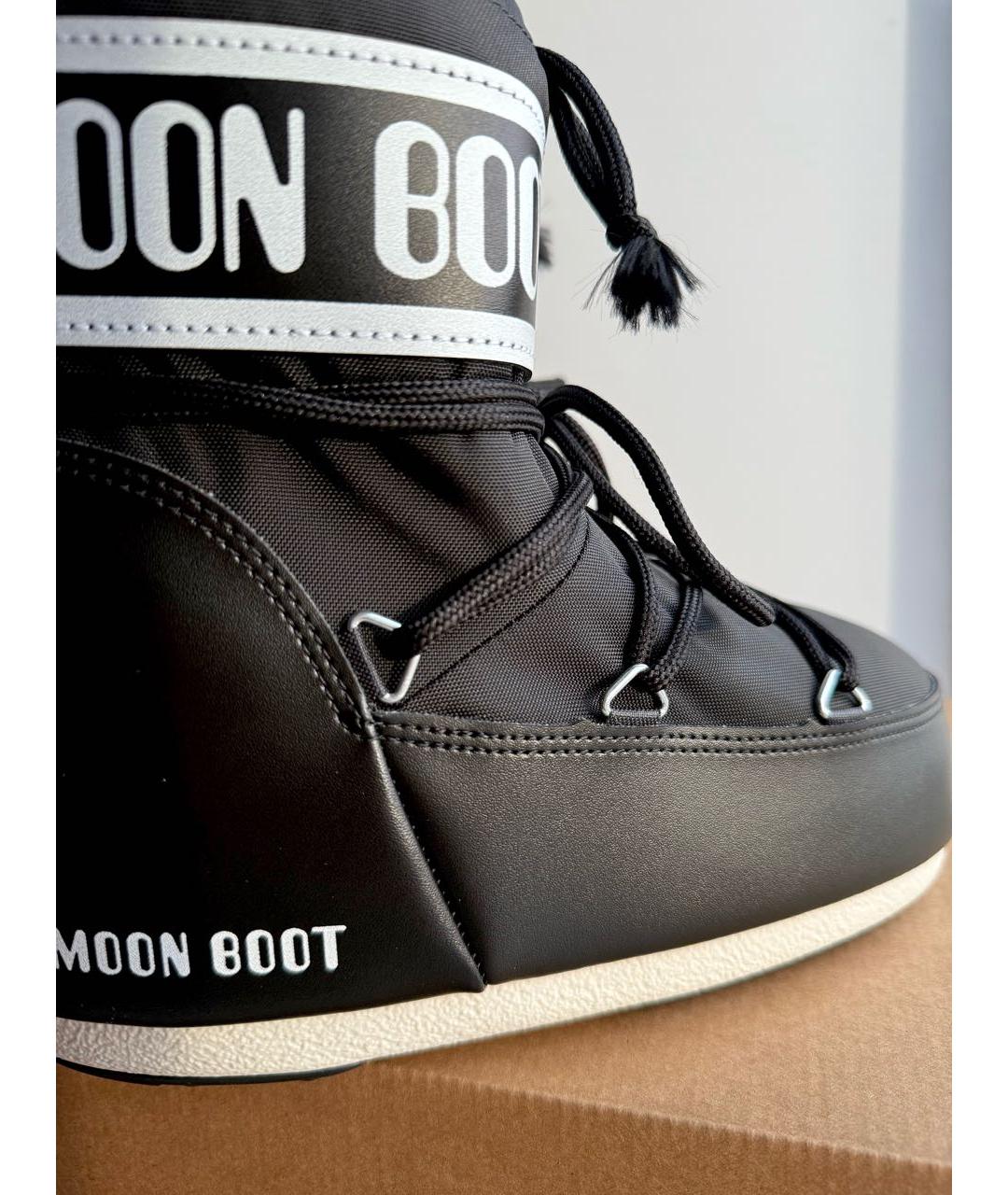 MOON BOOT Черные сапоги, фото 6