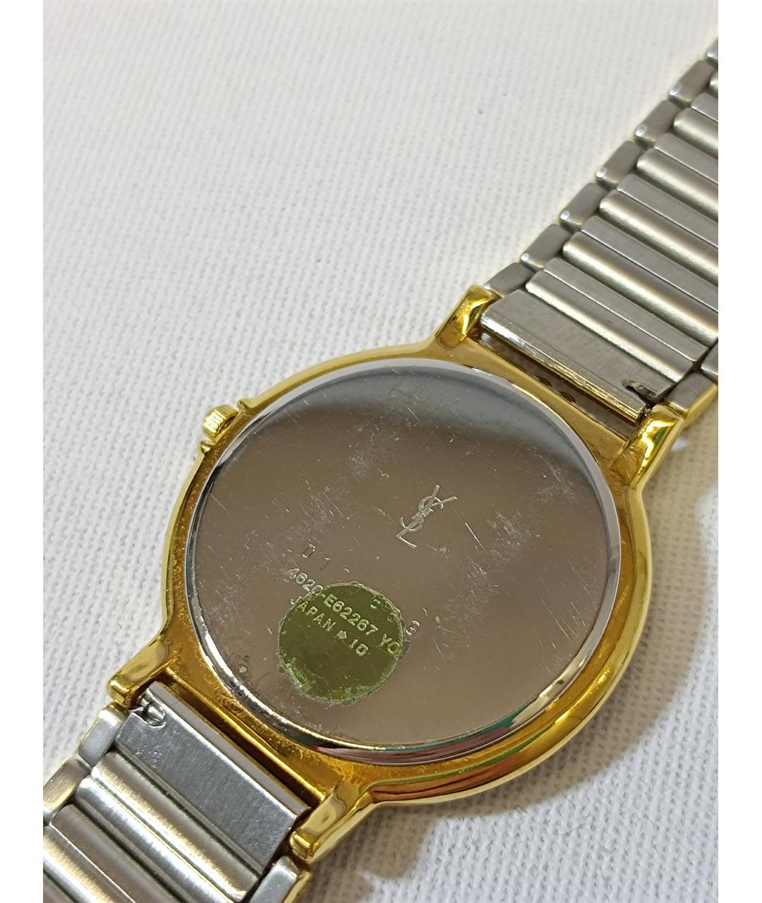 SAINT LAURENT Серебряные металлические часы, фото 7