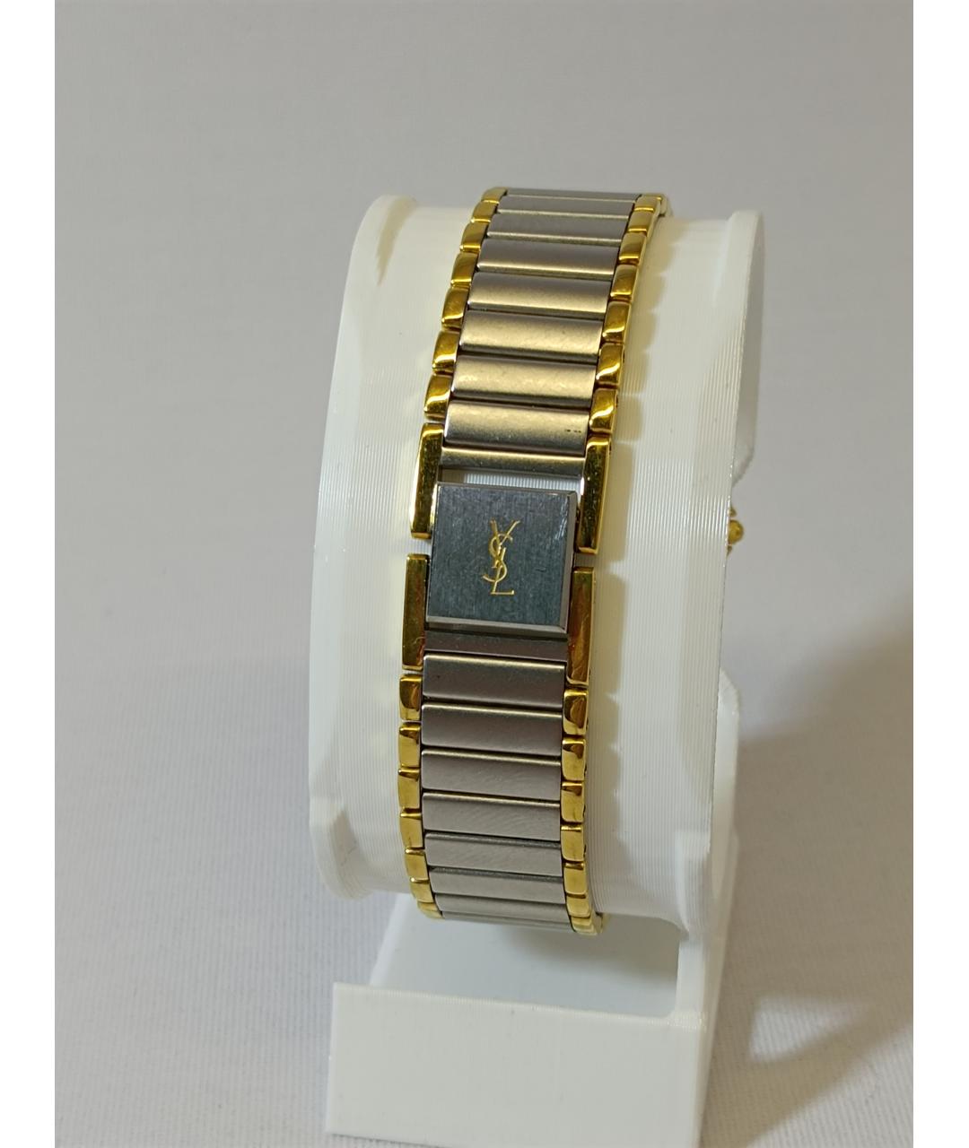 SAINT LAURENT Серебряные металлические часы, фото 5