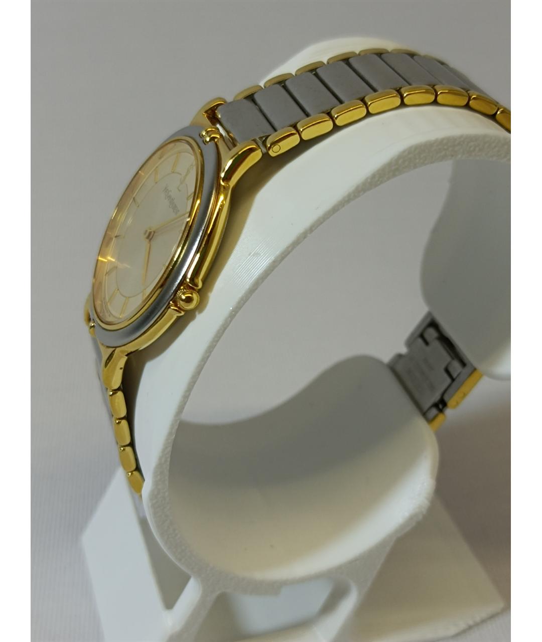 SAINT LAURENT Серебряные металлические часы, фото 4