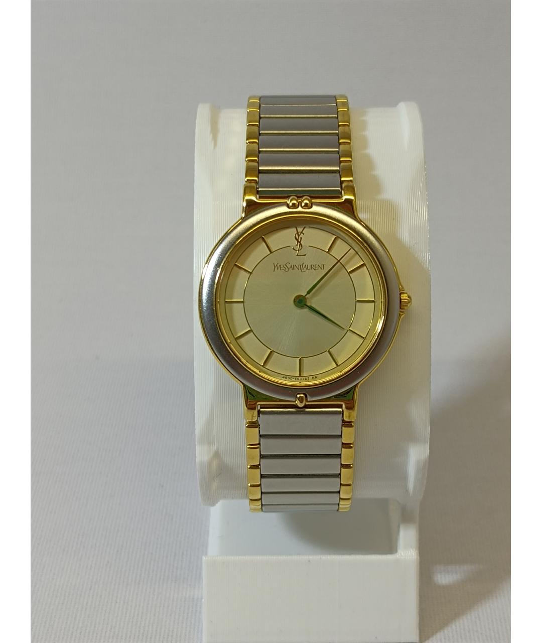 SAINT LAURENT Серебряные металлические часы, фото 10