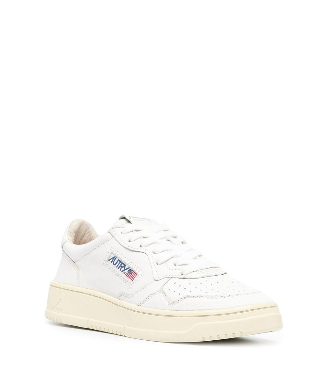 AUTRY Белые кожаные кеды, фото 4
