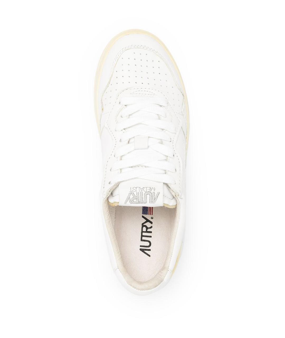 AUTRY Белые кожаные кеды, фото 2