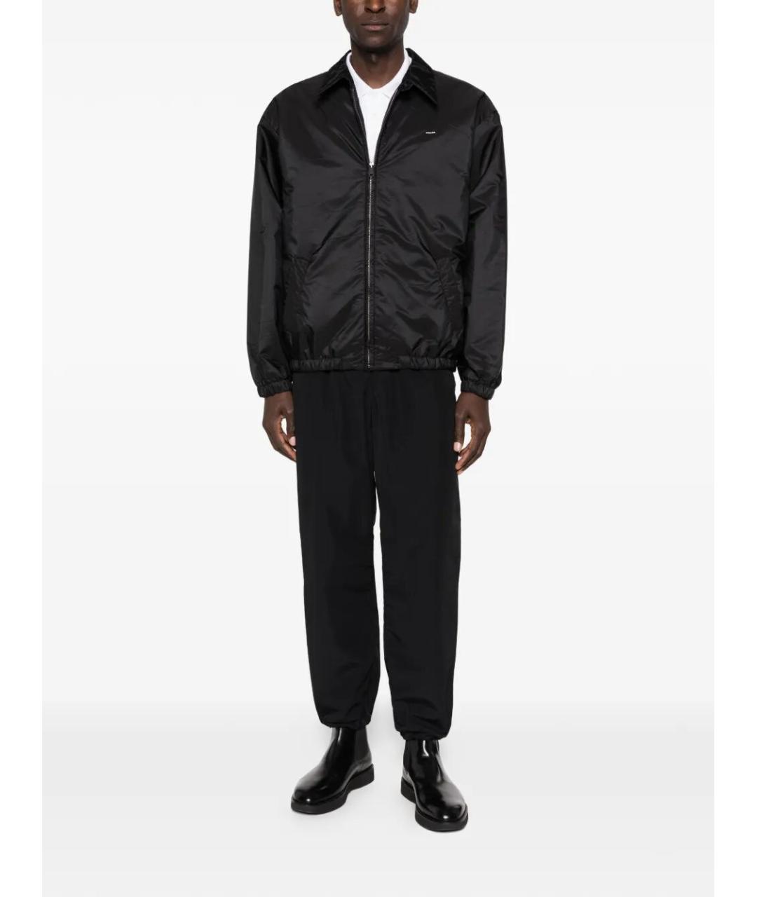 PRADA Черная полиамидовая куртка, фото 2