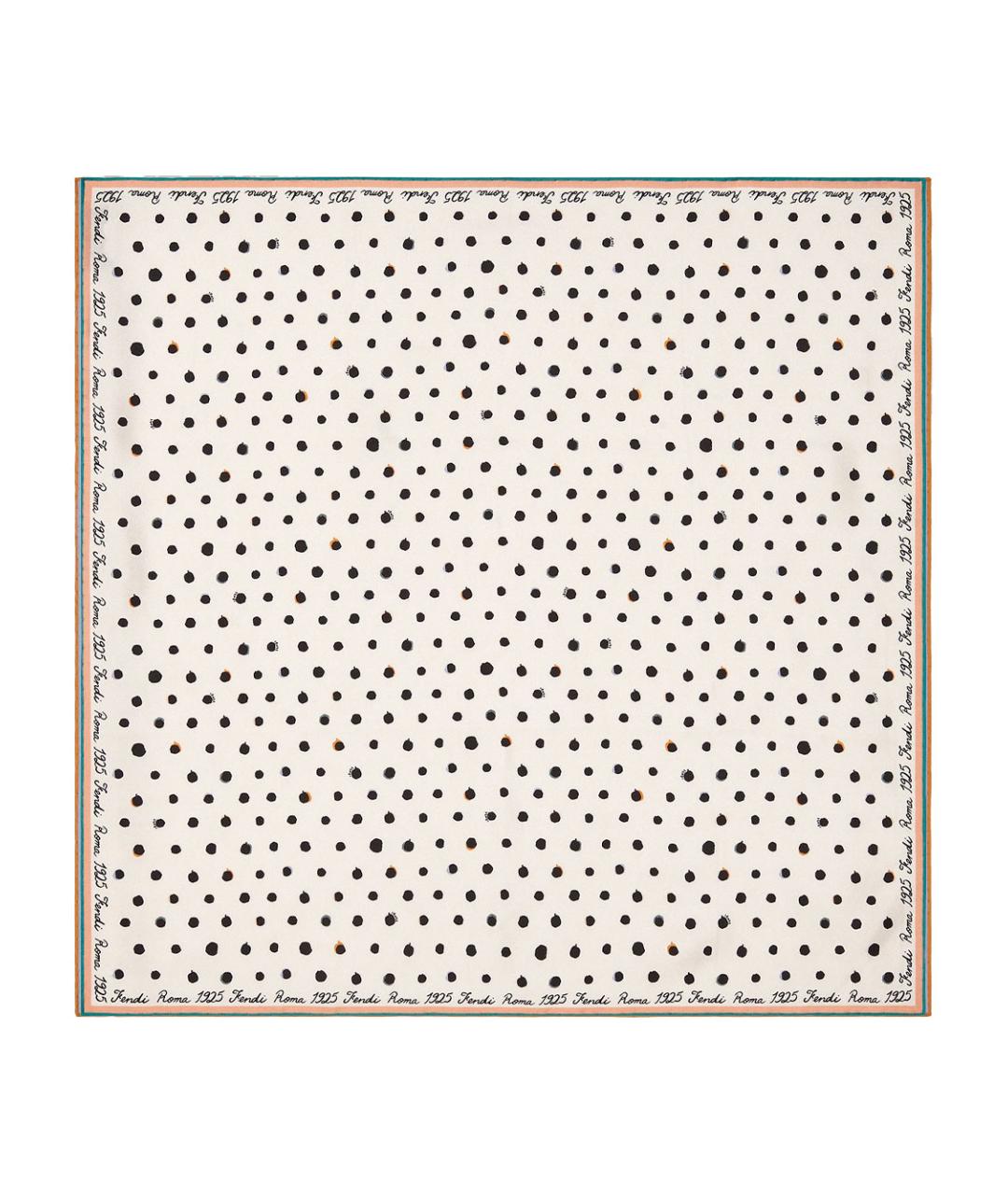 FENDI Мульти шелковый шарф, фото 1