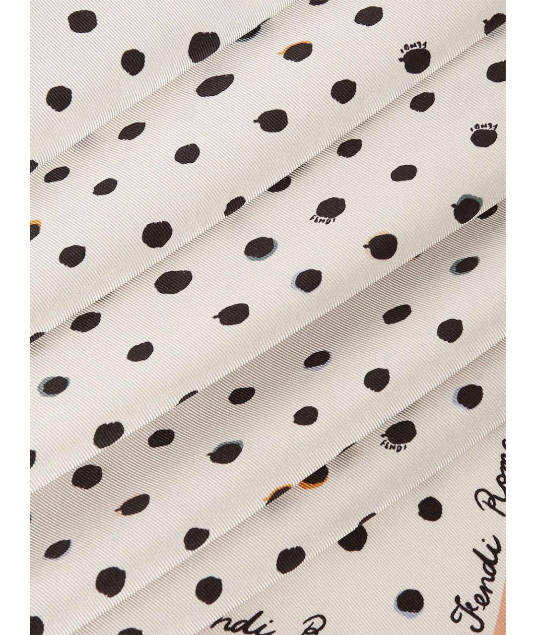 FENDI Мульти шелковый шарф, фото 2