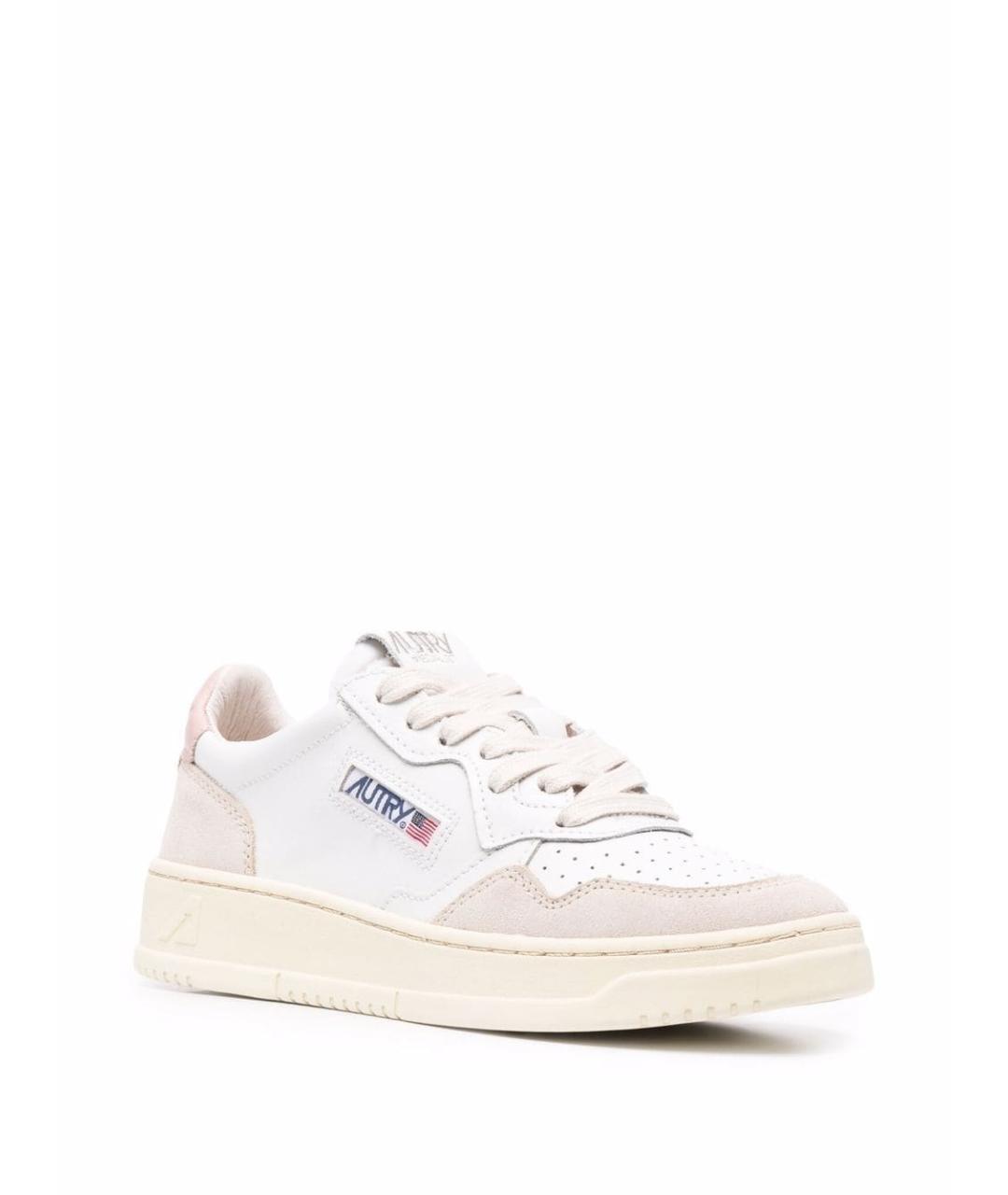AUTRY Белые кожаные кеды, фото 4