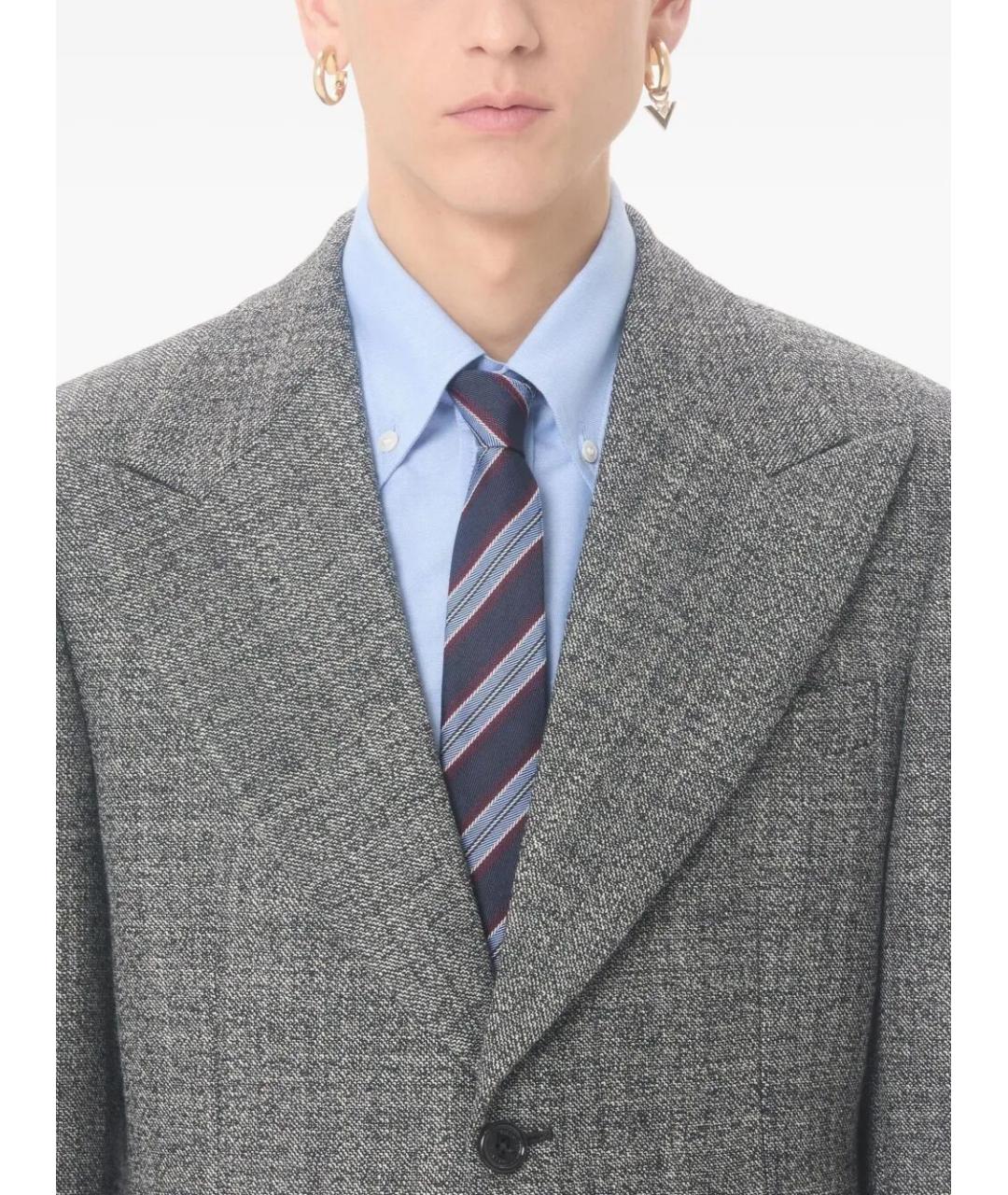 VALENTINO Мульти шелковый галстук, фото 2