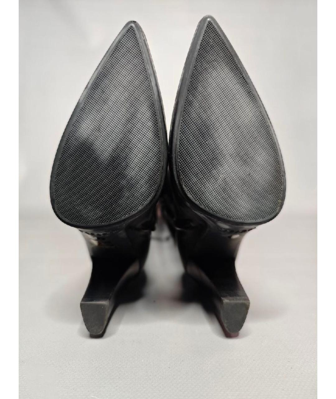 CASADEI Черные кожаные ботфорты, фото 5