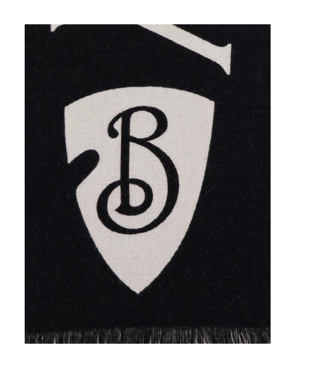 BURBERRY Черный шарф, фото 3