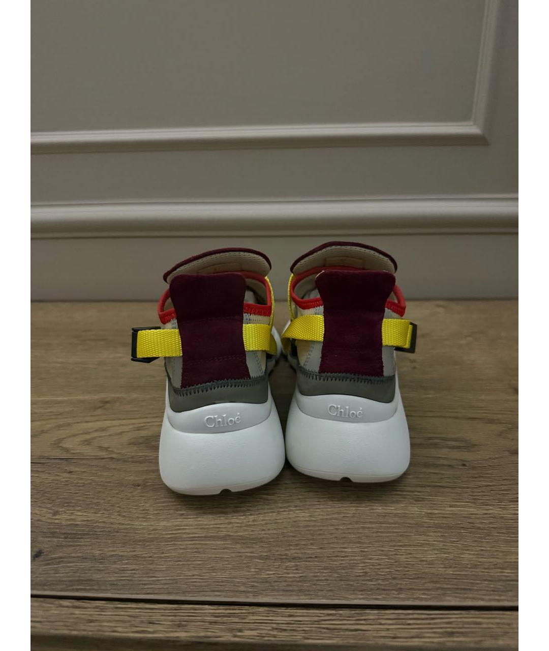 CHLOE Мульти текстильные кроссовки, фото 4