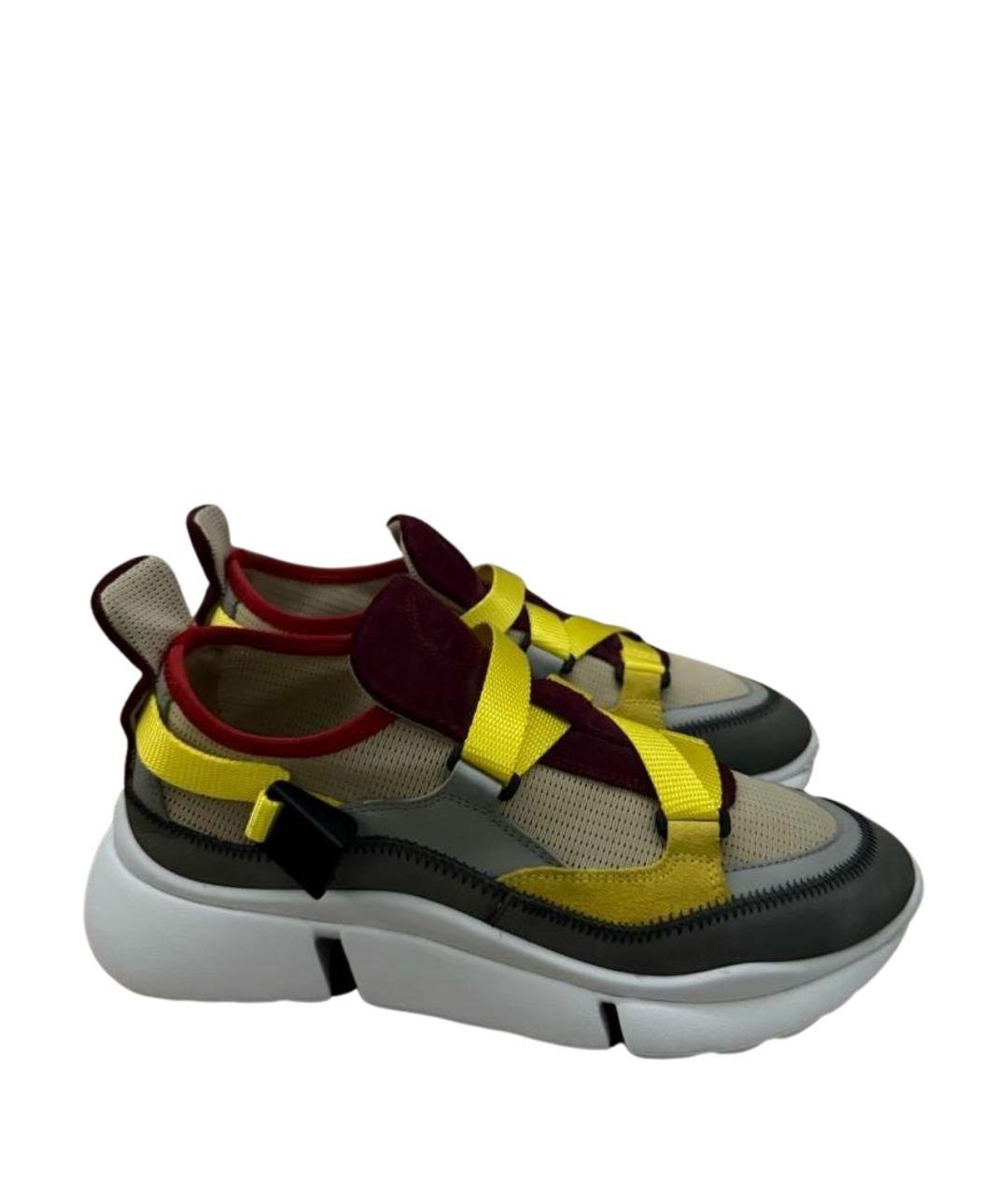 CHLOE Мульти текстильные кроссовки, фото 1