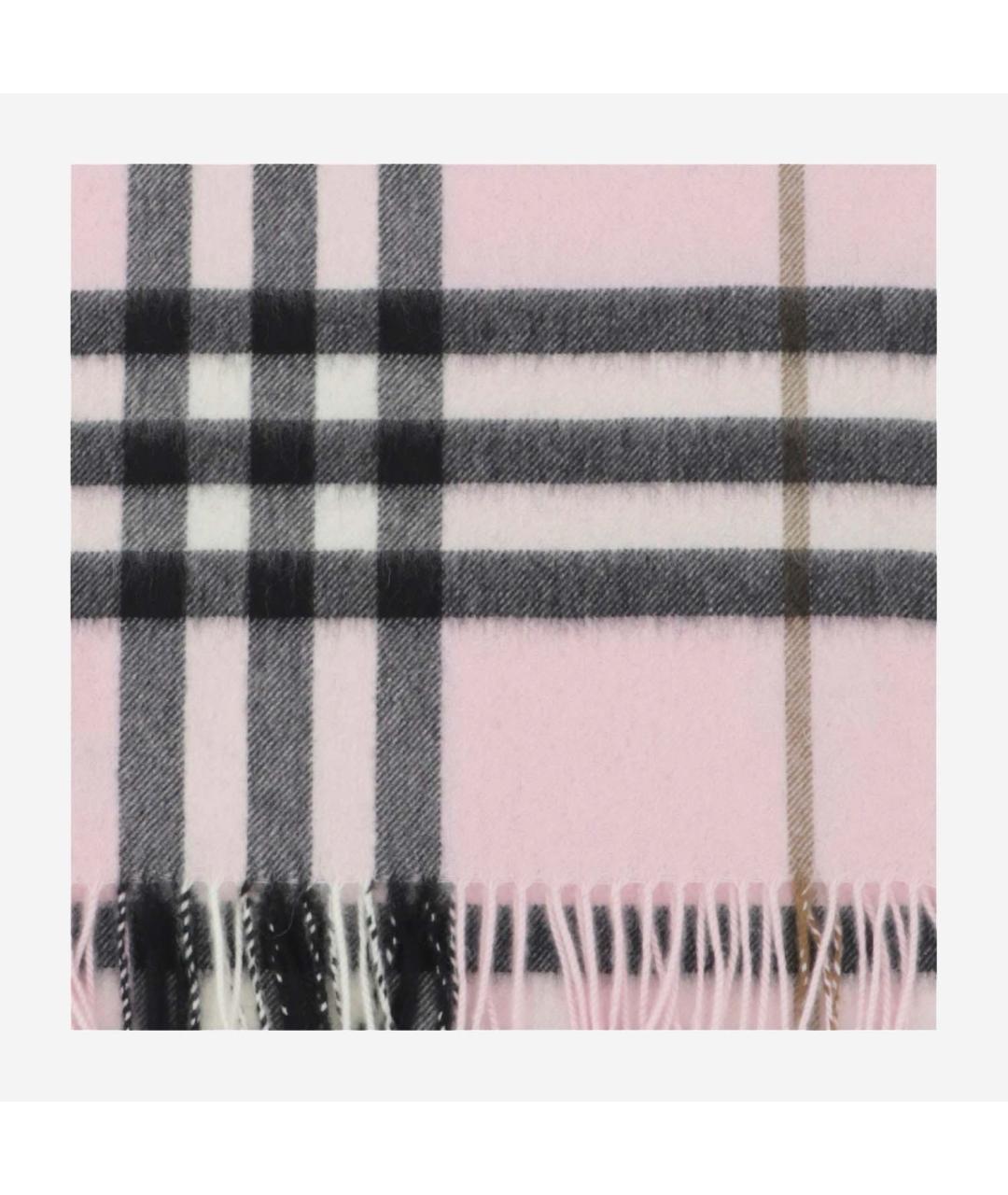 BURBERRY Белый шарф, фото 2