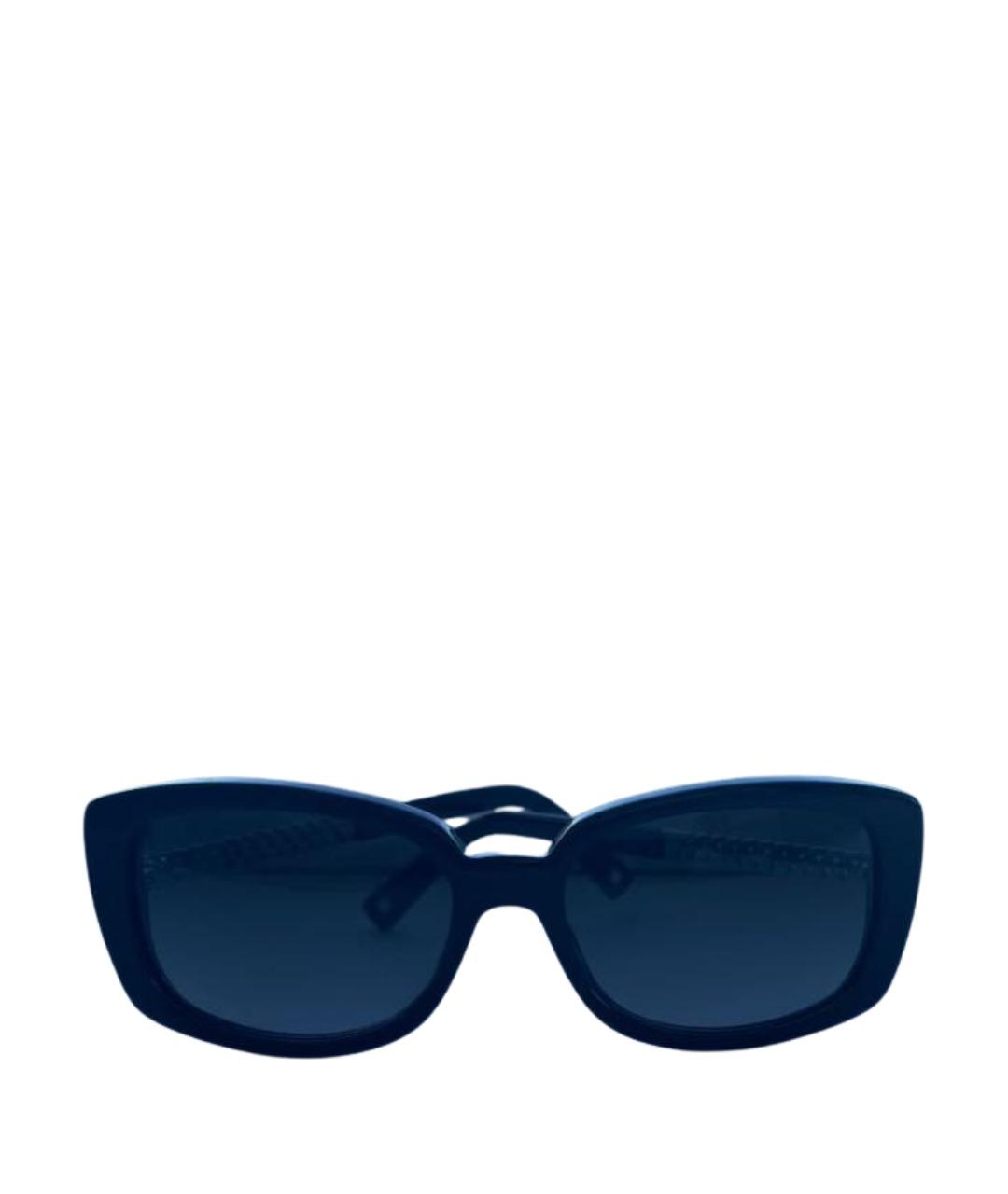 CHRISTIAN DIOR Черные пластиковые солнцезащитные очки, фото 1