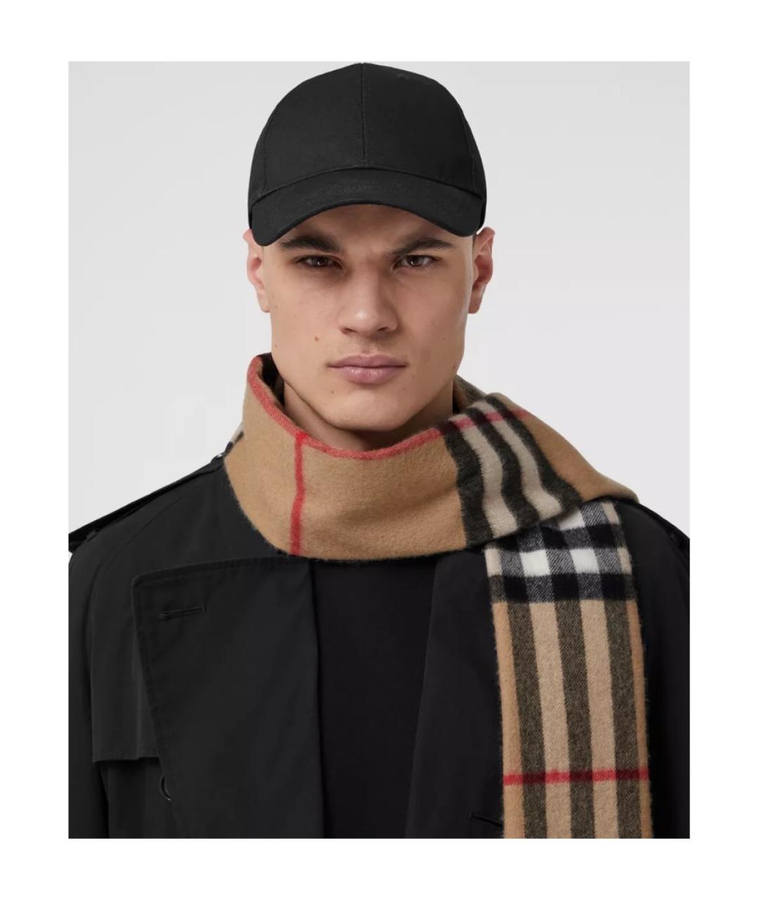 BURBERRY Бежевый кашемировый шарф, фото 2