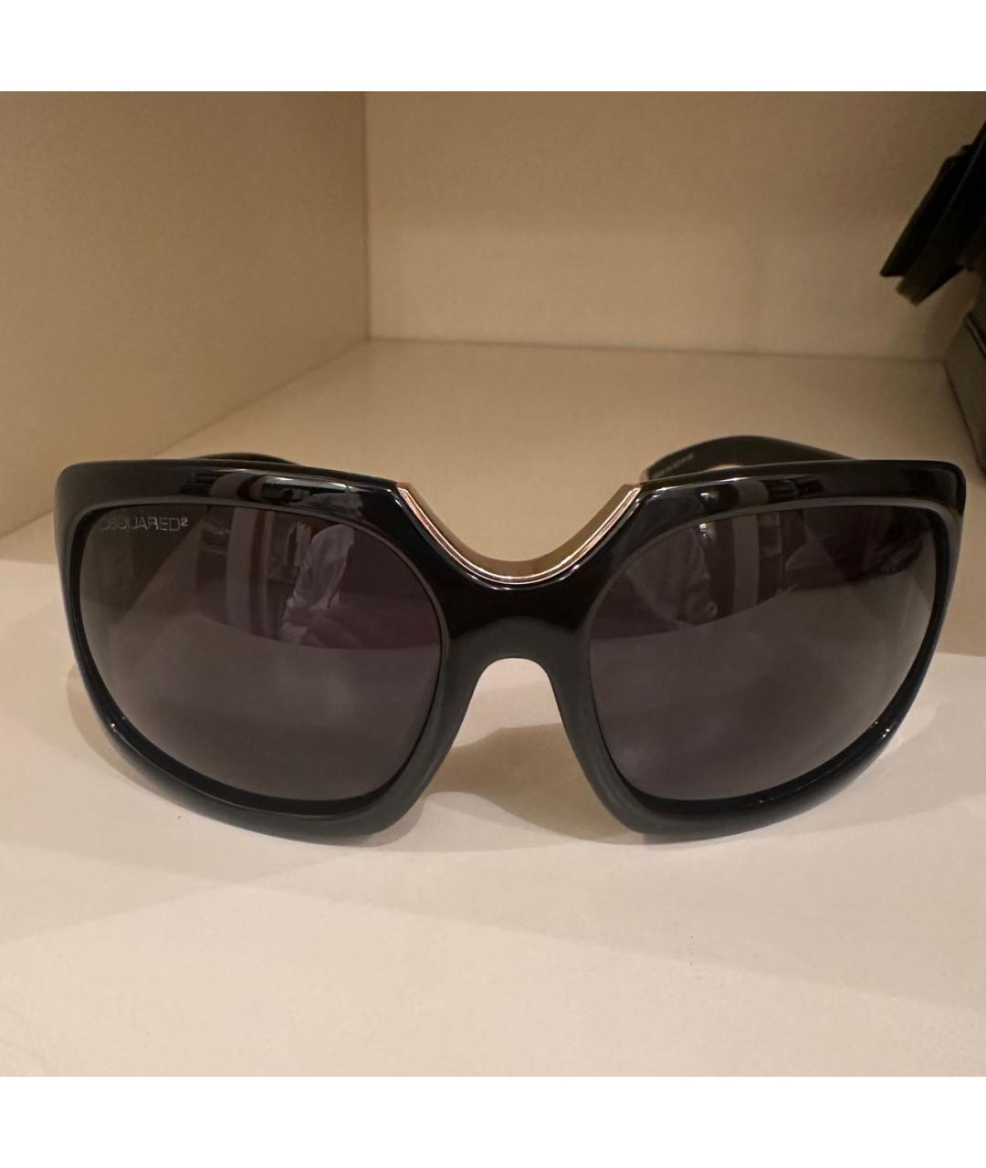 DSQUARED2 Черные пластиковые солнцезащитные очки, фото 5