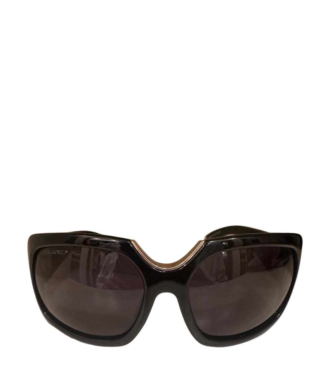 DSQUARED2 Черные пластиковые солнцезащитные очки, фото 1