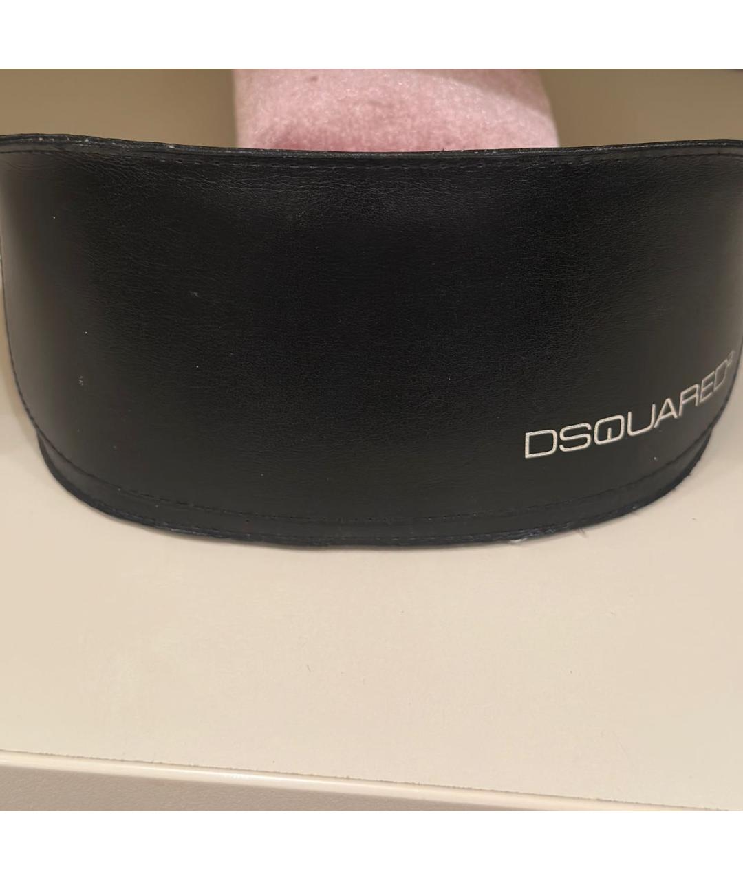 DSQUARED2 Черные пластиковые солнцезащитные очки, фото 4