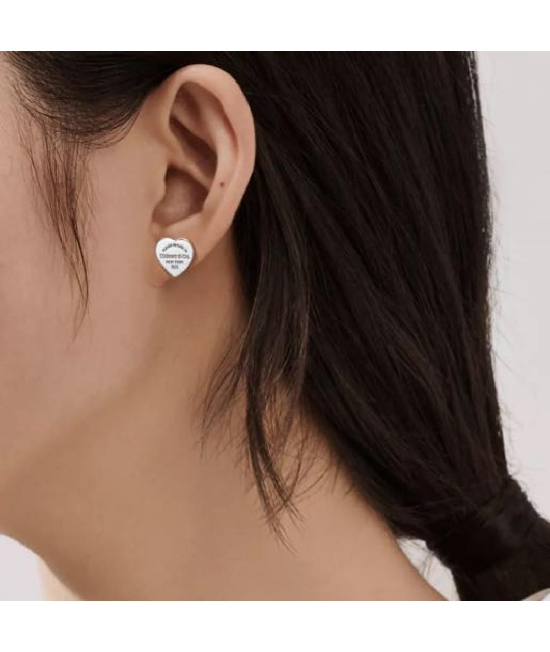 TIFFANY&CO Серебряные серебряные серьги, фото 6