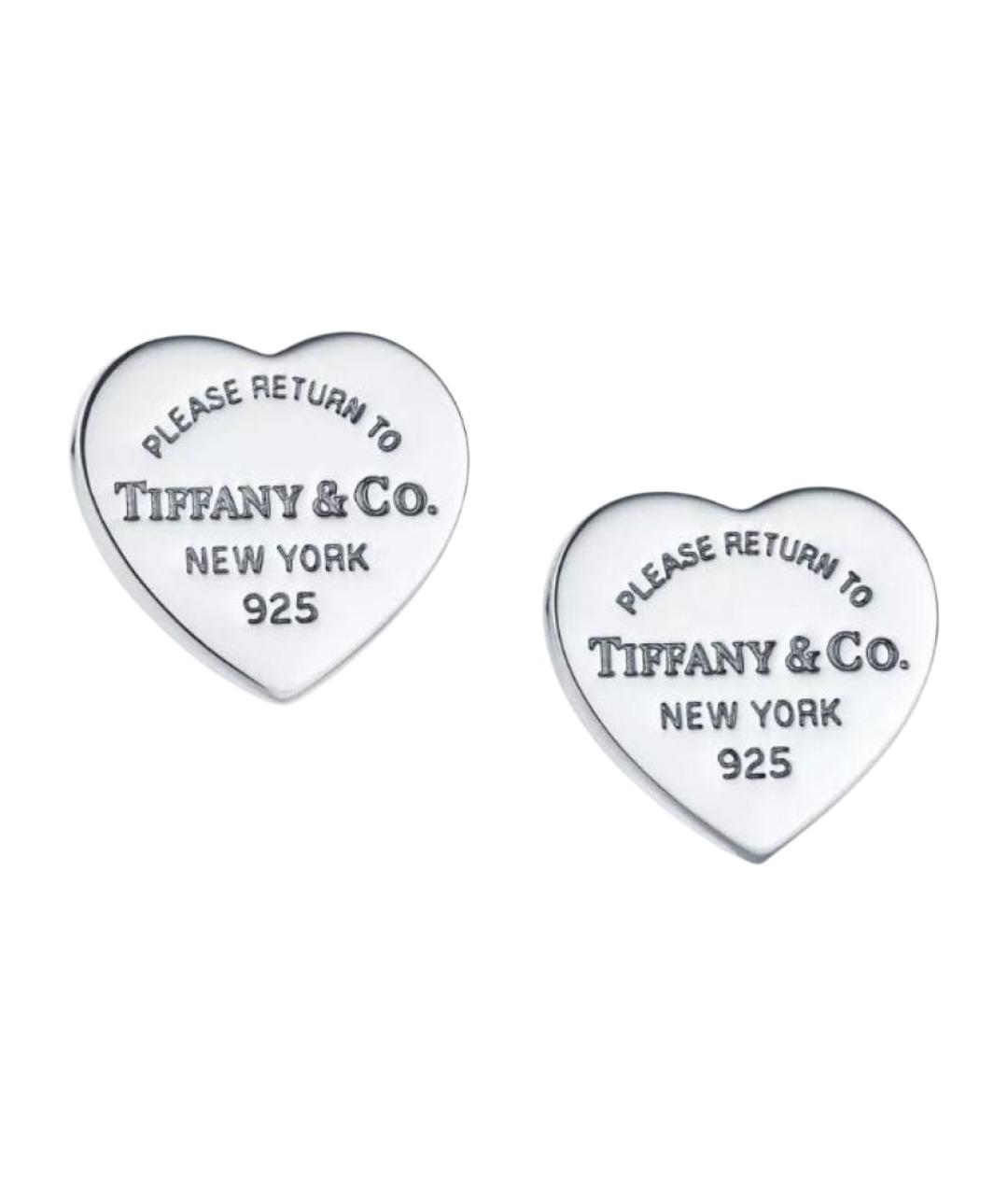 TIFFANY&CO Серебряные серебряные серьги, фото 1