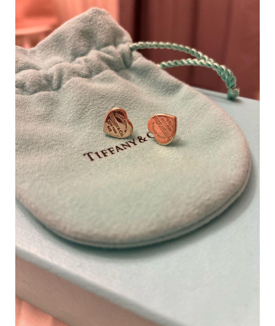 TIFFANY&CO Серебряные серебряные серьги, фото 2