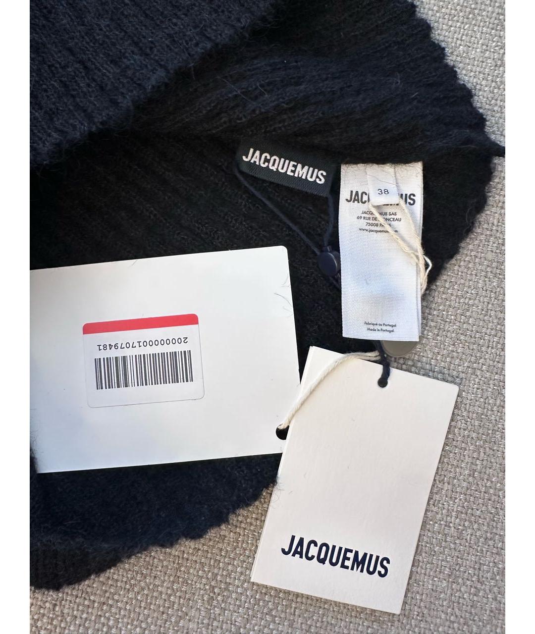 JACQUEMUS Черный шерстяной джемпер / свитер, фото 3