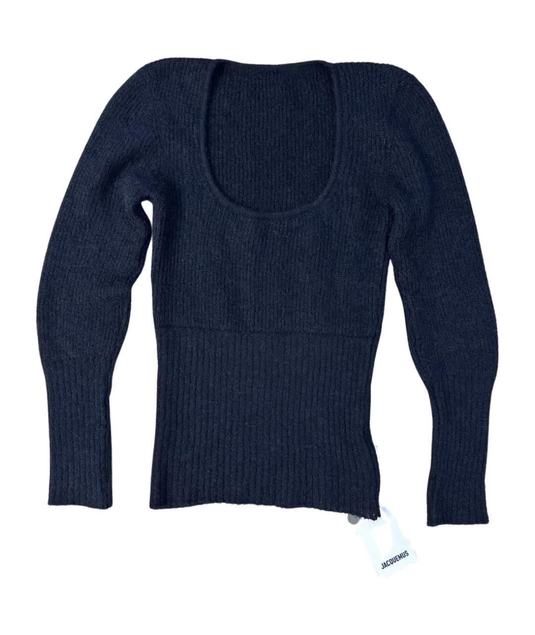 JACQUEMUS Черный шерстяной джемпер / свитер, фото 1