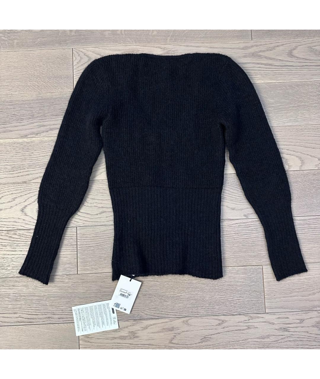 JACQUEMUS Черный шерстяной джемпер / свитер, фото 2