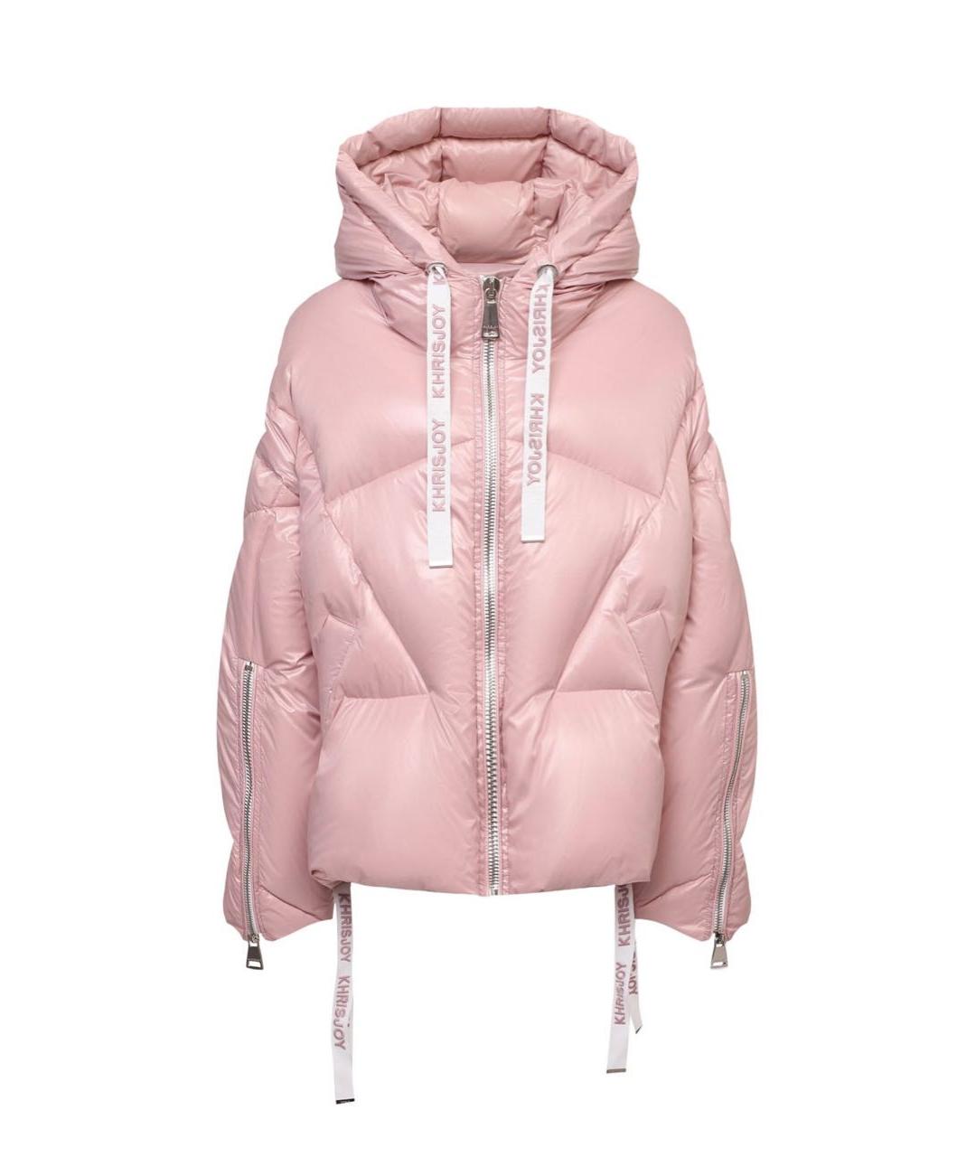 KHRISJOY Розовый полиамидовый пуховик, фото 1