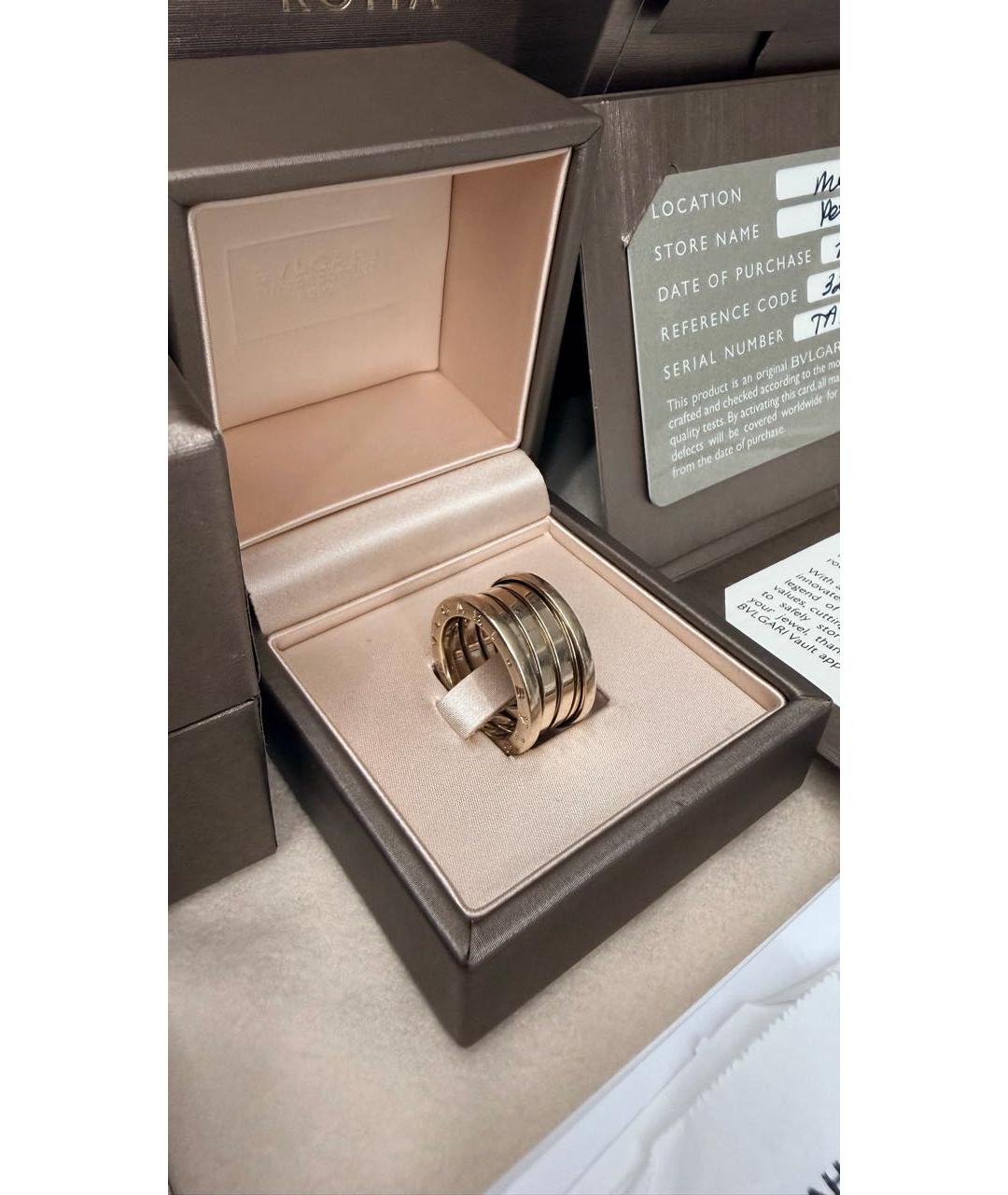 BVLGARI Золотое кольцо из желтого золота, фото 3