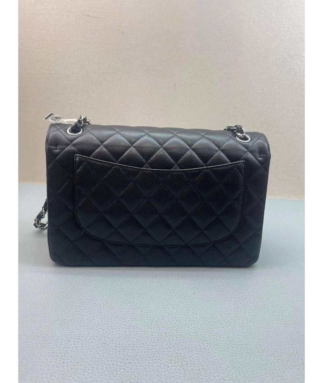 CHANEL Черная кожаная сумка через плечо, фото 5