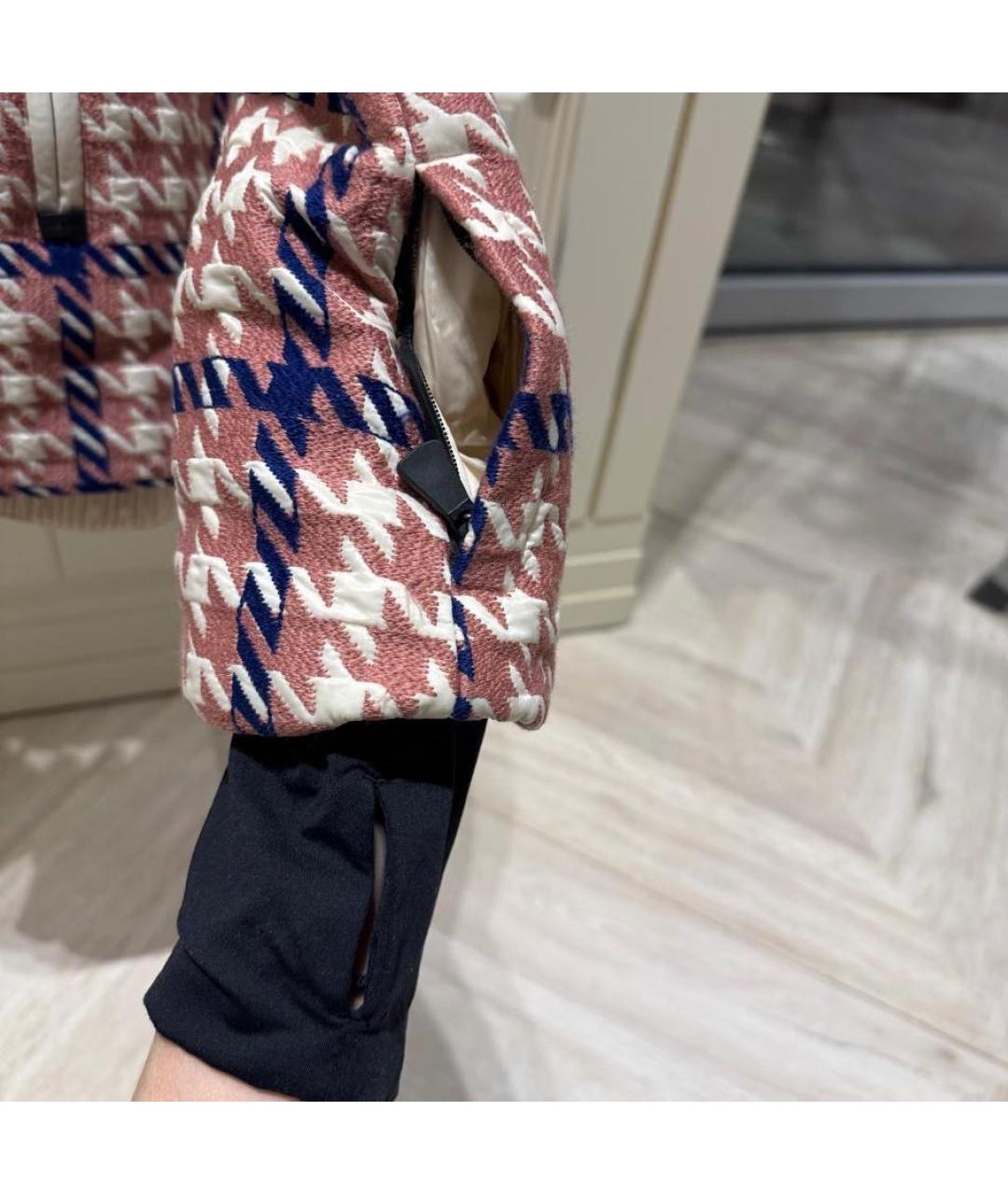 MONCLER GRENOBLE Розовый пуховик, фото 5