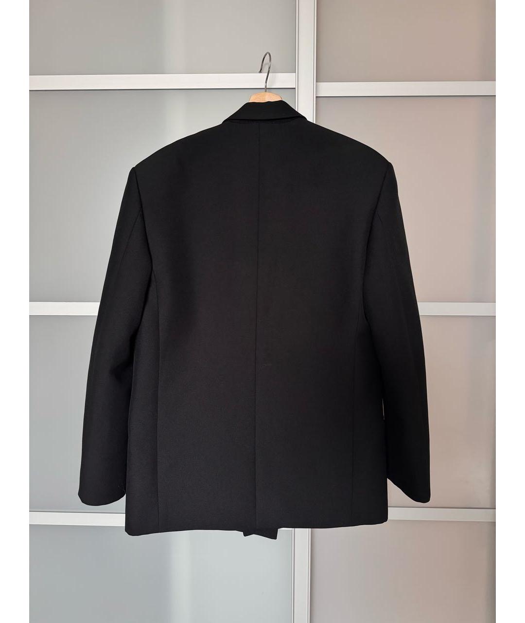 PHILOSOPHY DI LORENZO SERAFINI Черный хлопковый жакет/пиджак, фото 2