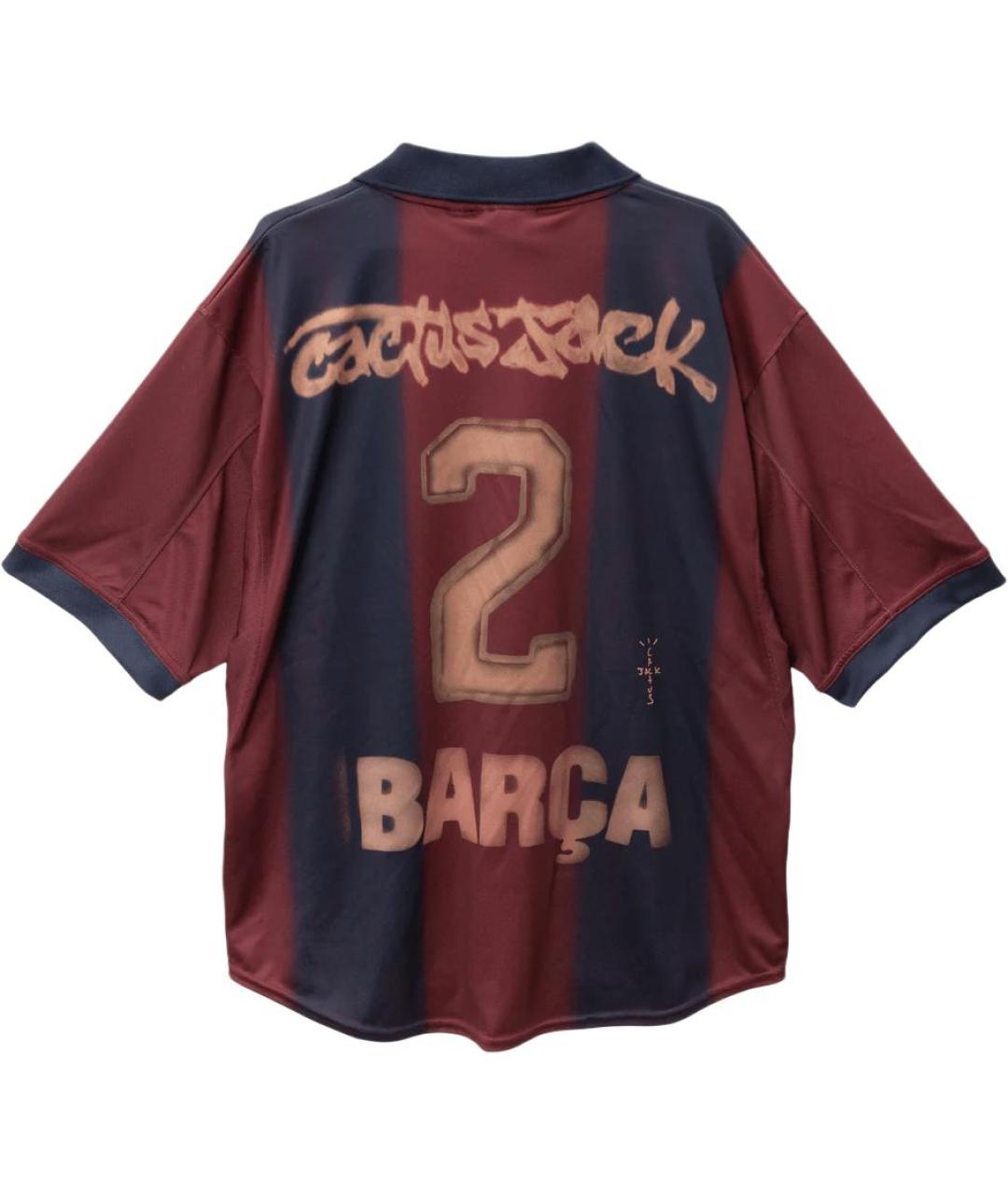 CACTUS JACK BY TRAVIS SCOTT Бордовая футболка, фото 2