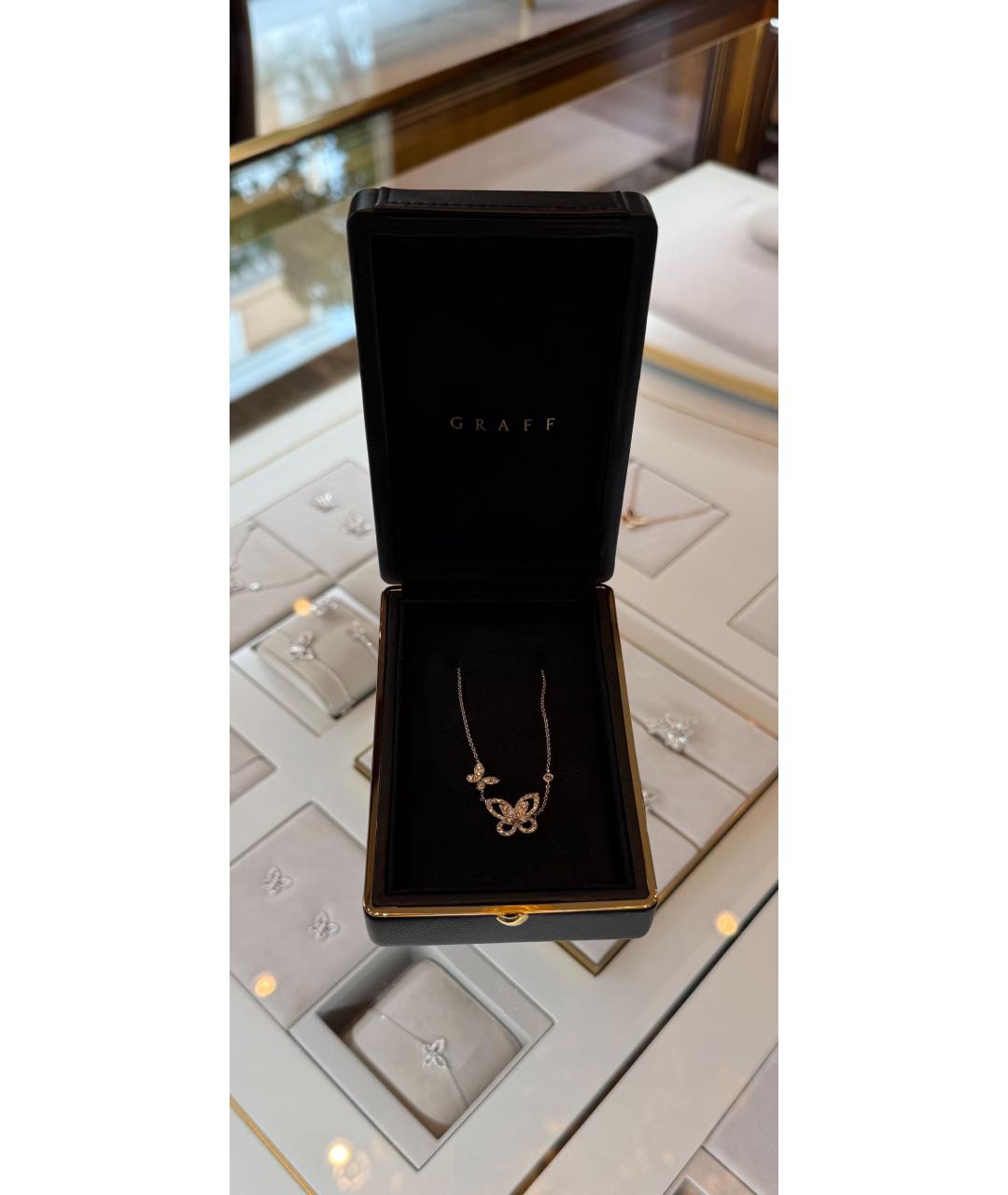 GRAFF Серебряное колье из белого золота, фото 5