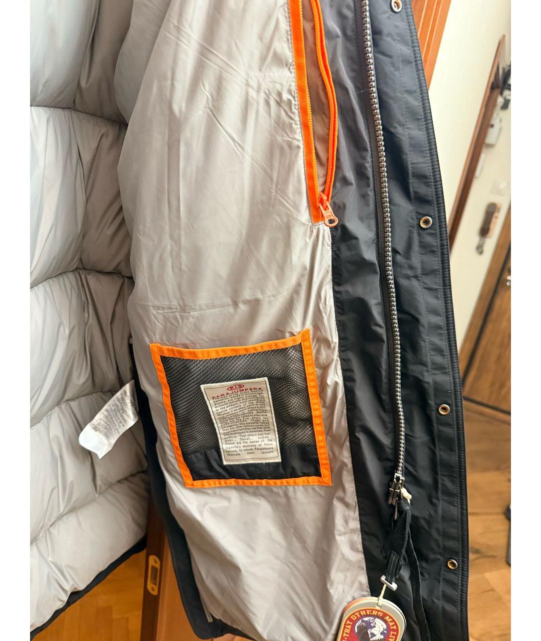 PARAJUMPERS Черный полиамидовый пуховик, фото 8