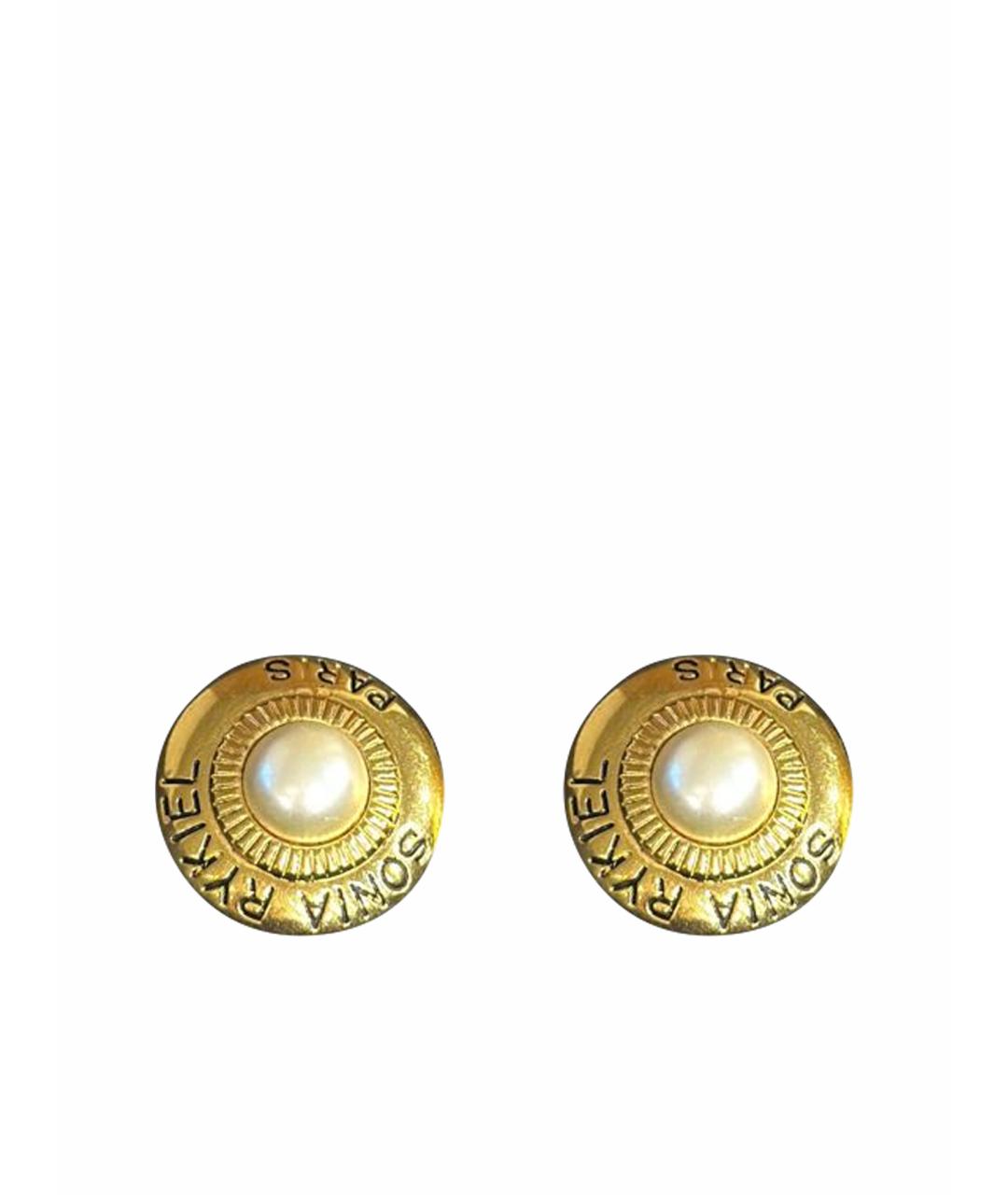 SONIA RYKIEL Золотые серьги, фото 1