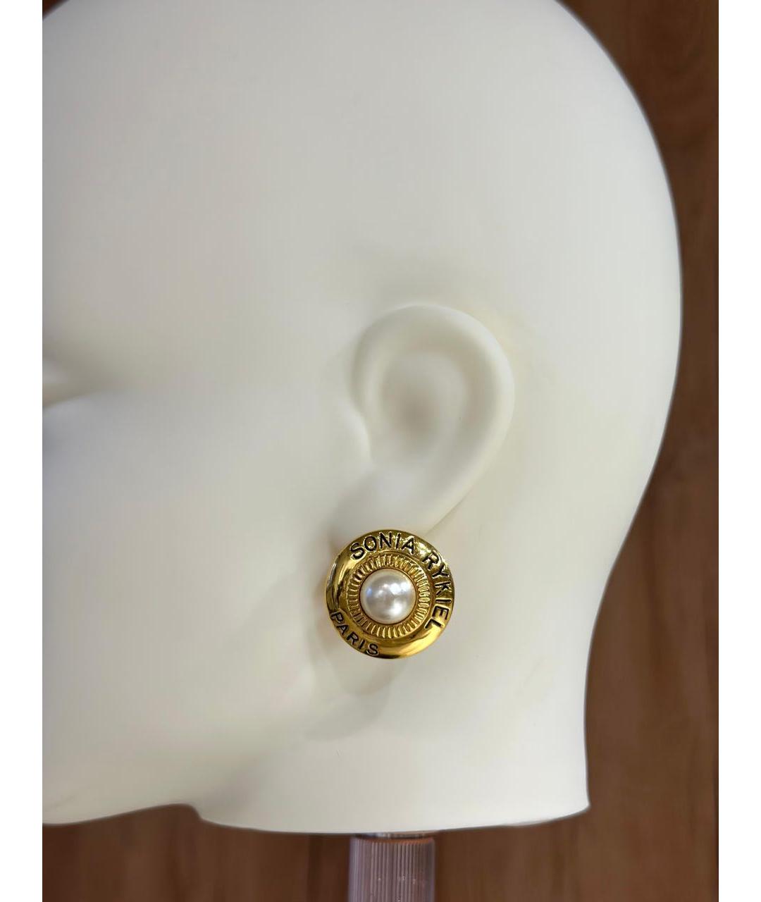 SONIA RYKIEL Золотые серьги, фото 2