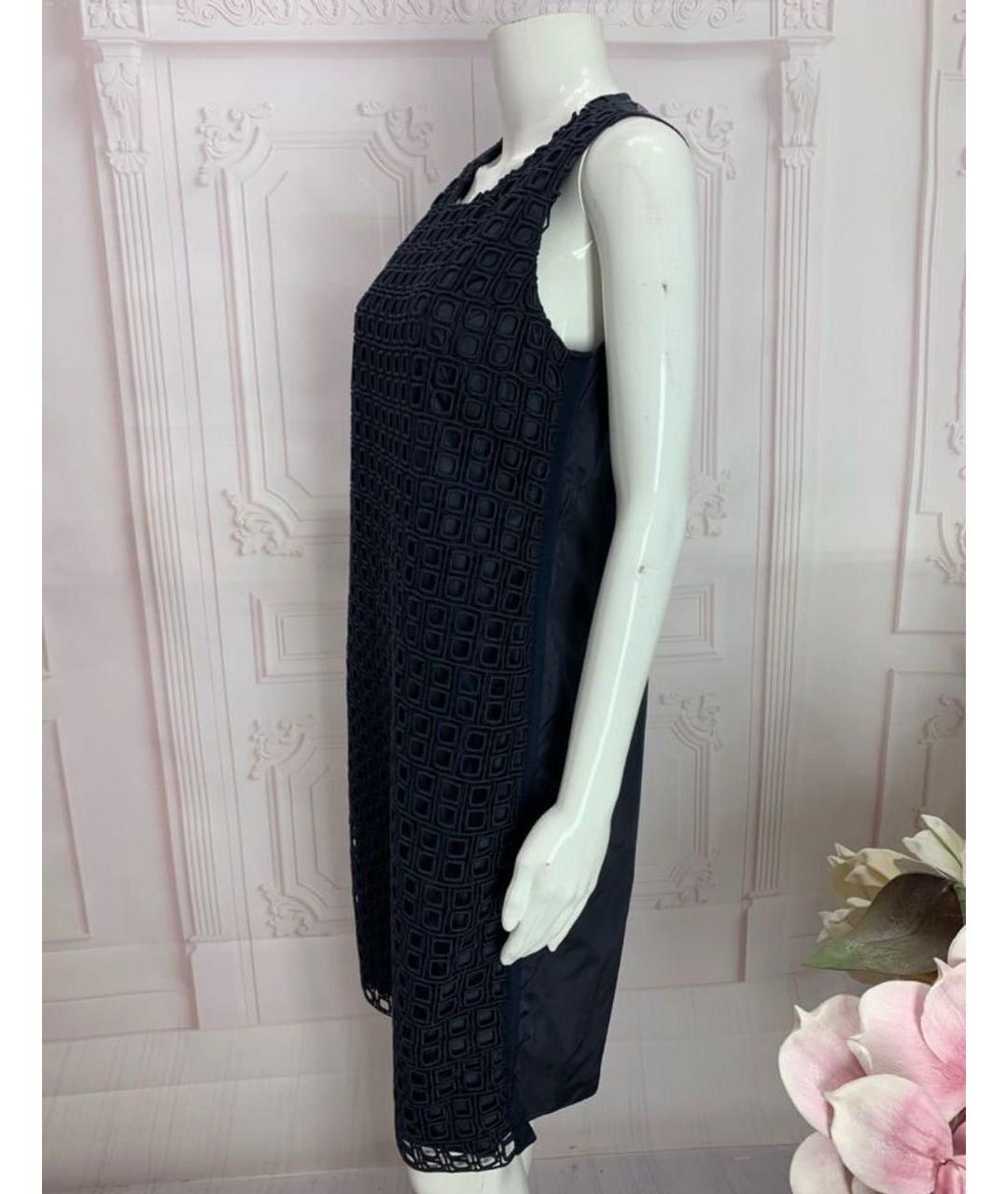 MAX MARA Черное полиамидовое повседневное платье, фото 6